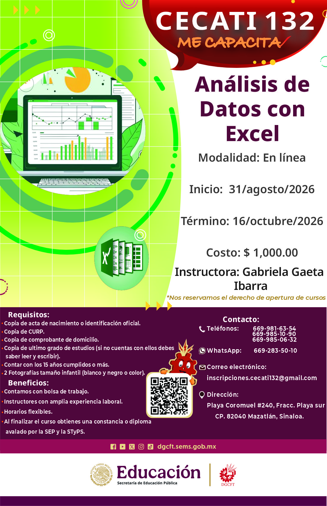 Análisis de Datos con Excel En Línea